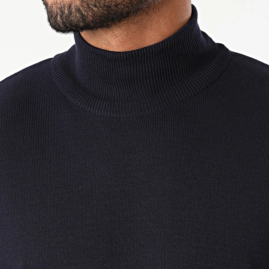 Remise 🎁 Pull Col Roulé 7095 Bleu Marine de Classic Series ⭐ 4 Remise 🎁 Pull Col Roulé 7095 Bleu Marine de Classic Series ⭐ – Image 2