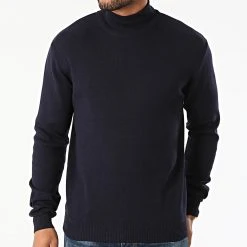 Remise 🎁 Pull Col Roulé 7095 Bleu Marine de Classic Series ⭐ 8 Remise 🎁 Pull Col Roulé 7095 Bleu Marine de Classic Series ⭐ -Classic Series Soldes classic series 290014 7095 LACIVERT 20211028T162716 03