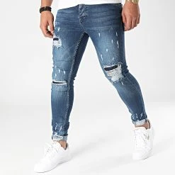 Top 10 ✨ Jean Skinny DHZ-3485-1 Bleu Denim de Classic Series 😀