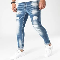De gros 💯 Jean Skinny DHZ-3511 Bleu Denim de Classic Series ⭐