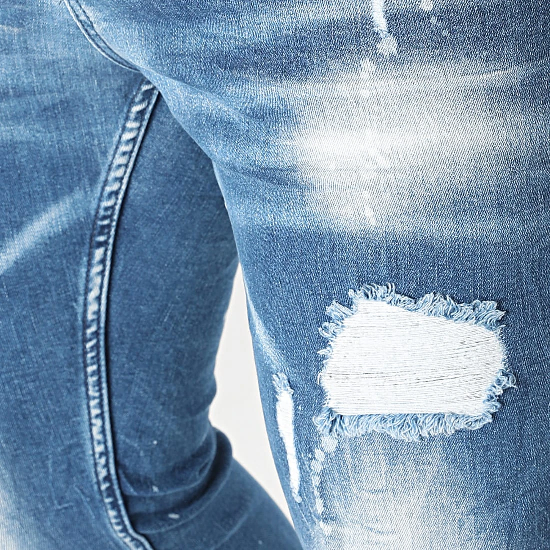 De gros 💯 Jean Skinny DHZ-3511 Bleu Denim de Classic Series ⭐ 4 De gros 💯 Jean Skinny DHZ-3511 Bleu Denim de Classic Series ⭐ – Image 2