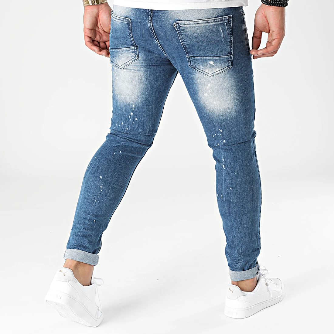 De gros 💯 Jean Skinny DHZ-3511 Bleu Denim de Classic Series ⭐ 6 De gros 💯 Jean Skinny DHZ-3511 Bleu Denim de Classic Series ⭐ – Image 4