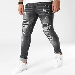 Acheter 🧨 Jean Skinny DHZ-3505-1 Gris Anthracite de Classic Series ✨