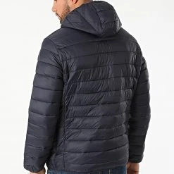 Budget 😀 Doudoune Capuche 819 Bleu Marine de Classic Series ✨ -Classic Series Soldes classic series 290090 819 NAVY 20211028T162805 04