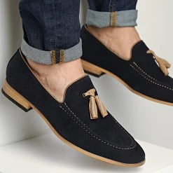 Le moins cher 💯 Mocassins UF1283 Bleu Marine de Classic Series 🛒