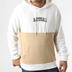 Remise 🌟 Sweat Capuche 55-29 Beige Blanc de Classic Series 😀 -Classic Series Soldes classic series 291255 55 29 EKRU 20211111T160649 03