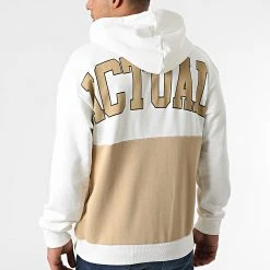 Remise 🌟 Sweat Capuche 55-29 Beige Blanc de Classic Series 😀 -Classic Series Soldes classic series 291255 55 29 EKRU 20211111T160650 04