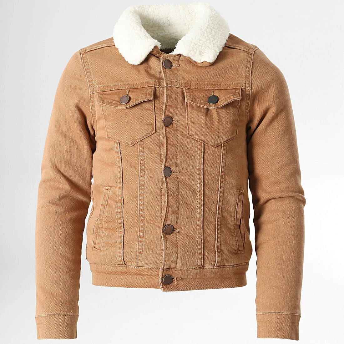 Meilleure affaire ⭐ Veste Jean Col Mouton Enfant K-432 Camel de Classic Series 👏 3 Meilleure affaire ⭐ Veste Jean Col Mouton Enfant K-432 Camel de Classic Series 👏