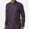 Grosses soldes 👏 Chemise A Manches Longues Slim5024 Bleu Marine Rouge de Classic Series 👏 -Classic Series Soldes classic series 292708 SLIM5024 2 20211124T151705 01