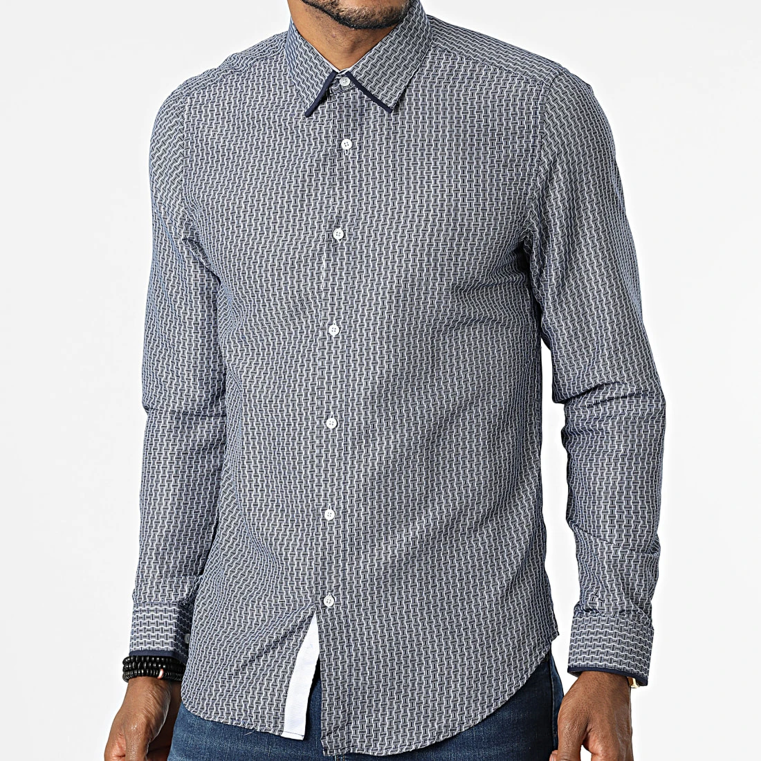 Meilleur prix ✨ Chemise A Manches Longues Slim5021 Bleu Marine de Classic Series 🔥 3 Meilleur prix ✨ Chemise A Manches Longues Slim5021 Bleu Marine de Classic Series 🔥