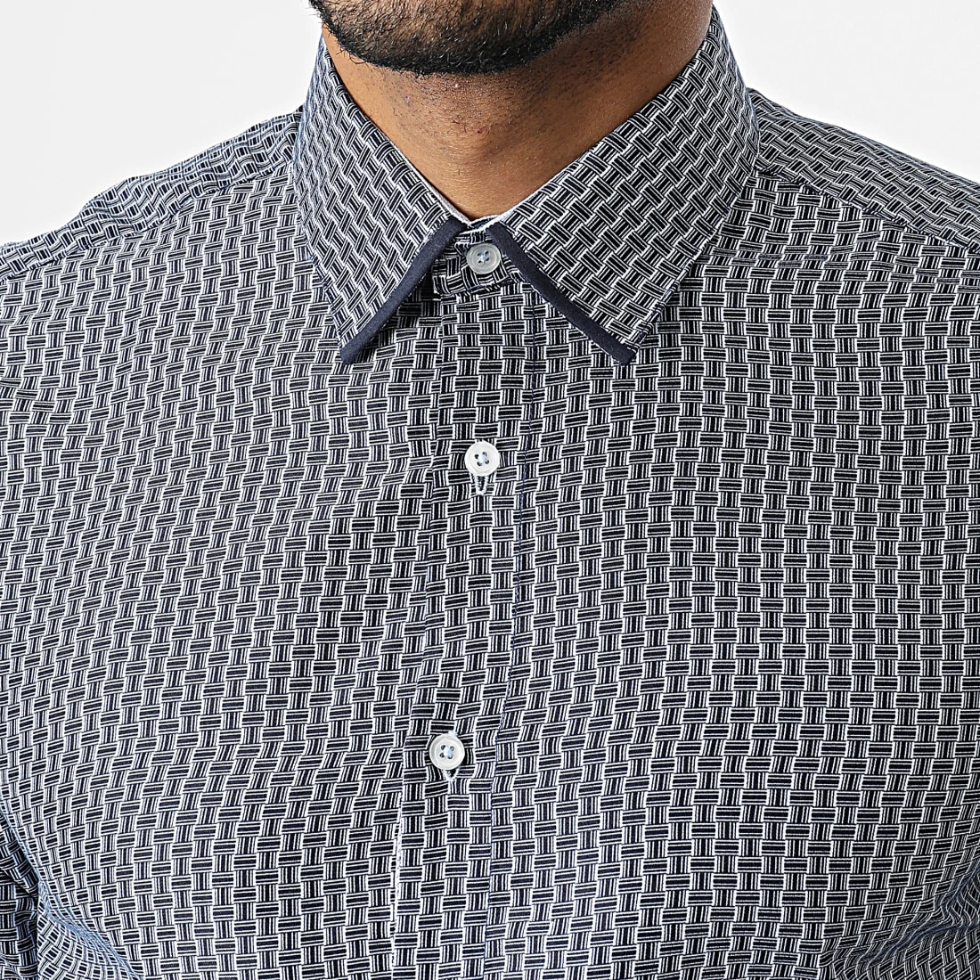 Meilleur prix ✨ Chemise A Manches Longues Slim5021 Bleu Marine de Classic Series 🔥 4 Meilleur prix ✨ Chemise A Manches Longues Slim5021 Bleu Marine de Classic Series 🔥 – Image 2