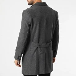 Bon marché 🎁 Manteau A2IY6108 Gris Anthracite Chiné de Classic Series ✨ -Classic Series Soldes classic series 292878 A2IY6108 ANTHRACITE 20211129T090610 04
