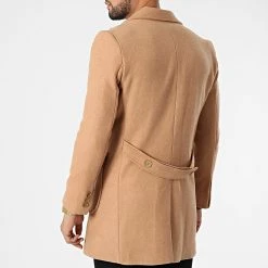 Vente flash 🥰 Manteau A2IY6108 Camel de Classic Series ✨ -Classic Series Soldes classic series 292879 A2IY6108 CAMEL 20211129T090554 04