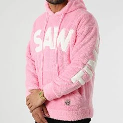 Promo ⭐ Sweat Capuche Polaire Fourrure Saw 21542 Rose de Classic Series ⌛ -Classic Series Soldes classic series 292883 21542 ROSE 20211129T091515 03