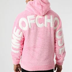 Promo ⭐ Sweat Capuche Polaire Fourrure Saw 21542 Rose de Classic Series ⌛ -Classic Series Soldes classic series 292883 21542 ROSE 20211129T091516 04