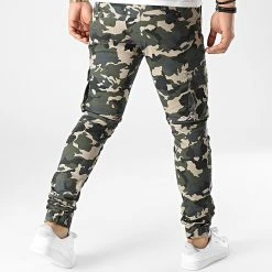 Meilleur prix 🧨 Jogger Pant DP11000 Vert Kaki Camouflage de Classic Series 🔔 -Classic Series Soldes classic series 294010 DP11000 037 20211207T160648 04