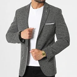 Nouveau ❤️ Blazer 6002 Gris Chiné de Classic Series ⌛