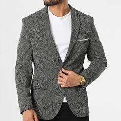 Nouveau ❤️ Blazer 6002 Gris Chiné de Classic Series ⌛ -Classic Series Soldes classic series 294911 X 6002 NOIR 20211213T155726 03