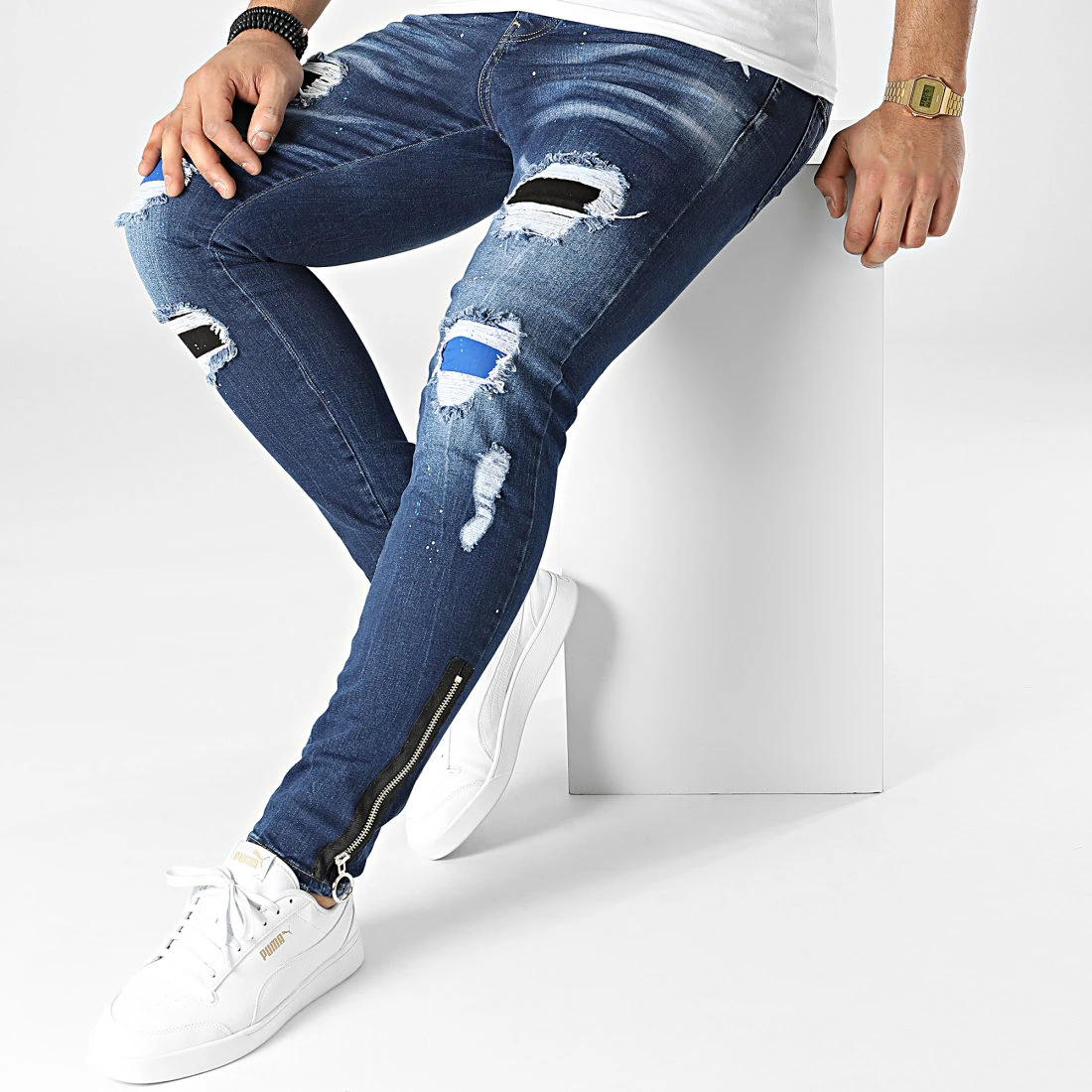 Promo 🎉 Jean Skinny DHZ-3599 Bleu Denim de Classic Series 👏 5 Promo 🎉 Jean Skinny DHZ-3599 Bleu Denim de Classic Series 👏 – Image 3