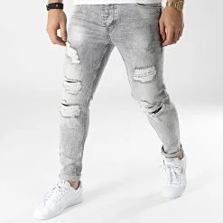 Remise ⌛ Jean Skinny DHZ-3572-2 Gris de Classic Series ⌛