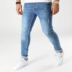 Meilleur prix 👏 Jean Skinny DHZ-3513 Bleu Denim de Classic Series 🌟