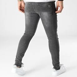 Meilleur prix 🤩 Jean Skinny 3660 Gris Anthracite de Classic Series 💯 -Classic Series Soldes classic series 295510 DHZ 3660 1 FUME 20211217T150933 04