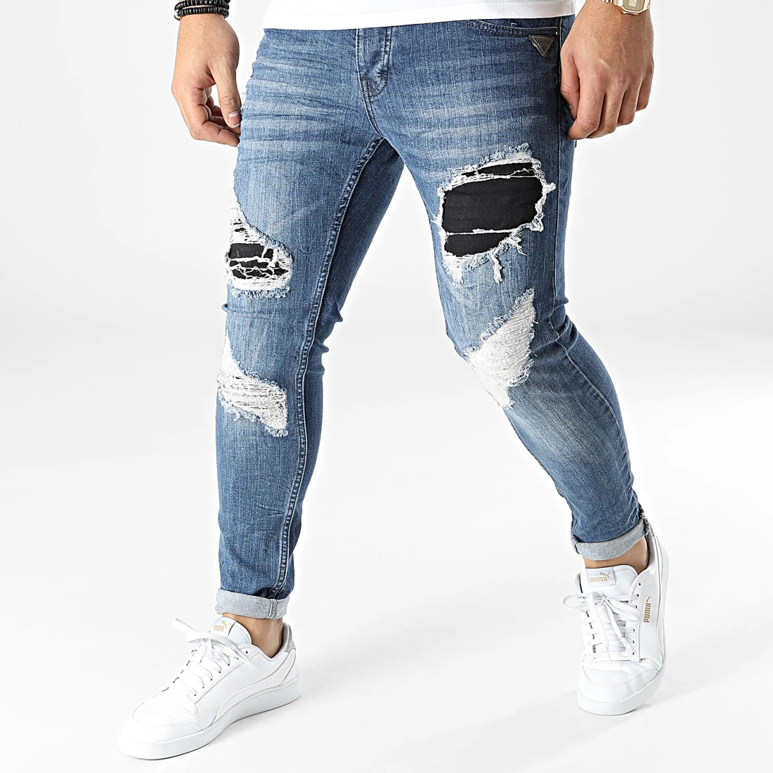Remise 😉 Jean Skinny 3525 Bleu Denim de Classic Series 🛒 3 Remise 😉 Jean Skinny 3525 Bleu Denim de Classic Series 🛒