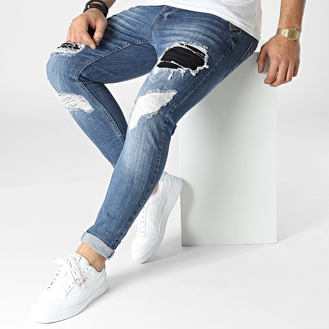 Remise 😉 Jean Skinny 3525 Bleu Denim de Classic Series 🛒 5 Remise 😉 Jean Skinny 3525 Bleu Denim de Classic Series 🛒 – Image 3