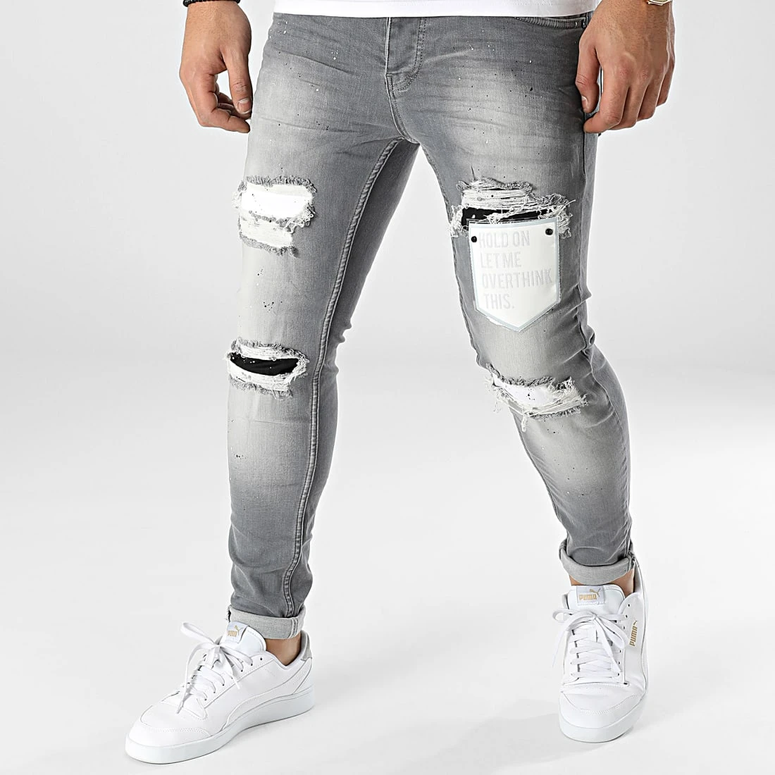 Budget ⭐ Jean Skinny 3535 Gris de Classic Series ✨ 3 Budget ⭐ Jean Skinny 3535 Gris de Classic Series ✨