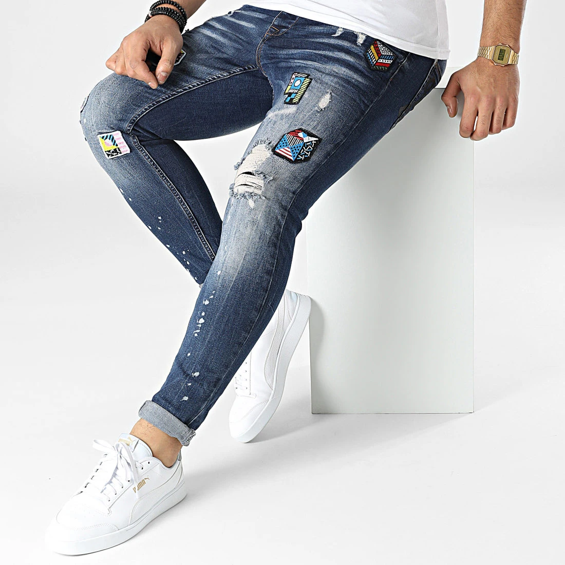 Acheter ✔️ Jean Skinny 3574 Bleu Denim de Classic Series ✨ 5 Acheter ✔️ Jean Skinny 3574 Bleu Denim de Classic Series ✨ – Image 3