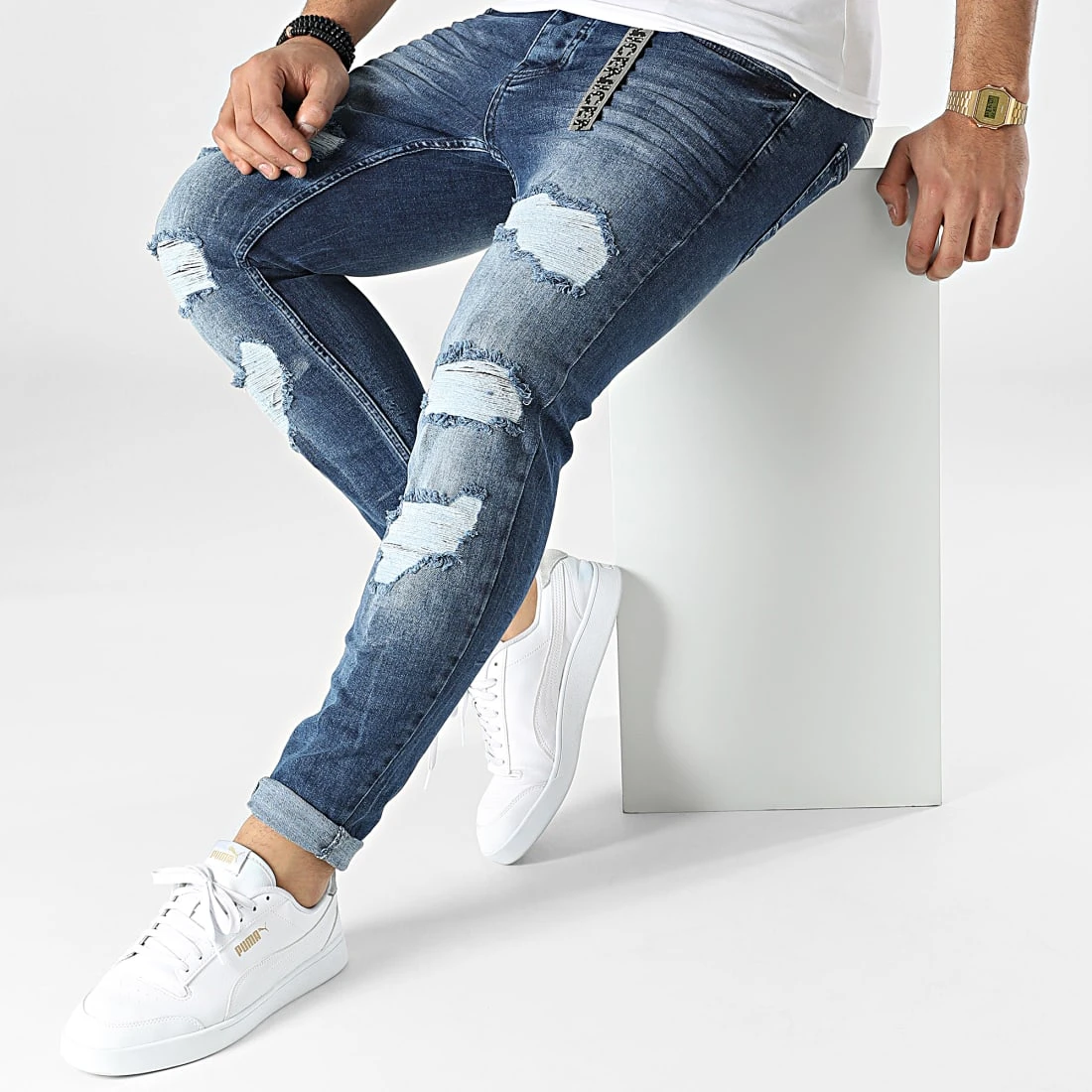 Tout neuf ✔️ Jean Skinny 3646 Bleu Denim de Classic Series ❤️ 5 Tout neuf ✔️ Jean Skinny 3646 Bleu Denim de Classic Series ❤️ – Image 3