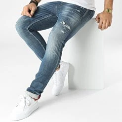 Sortie 🥰 Jean Slim 7717 Bleu Denim de Classic Series 🛒 -Classic Series Soldes classic series 295562 7717 GREEN 1 20211217T151033 03