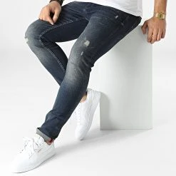 Promo 🔥 Jean Slim 7694 Bleu Brut de Classic Series 👏 -Classic Series Soldes classic series 295564 7694 DAMLATMA 20211217T151015 03