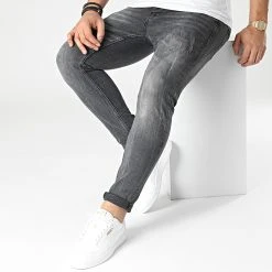 Sortie ❤️ Jean Skinny 3513 Gris Anthracite de Classic Series ⭐ -Classic Series Soldes classic series 296254 DHZ 3513 3 FUME 20211224T104927 03