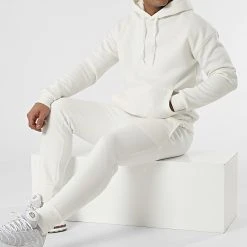 Remise 🥰 Ensemble De Survetement F22-901T Blanc de Classic Series 🎁