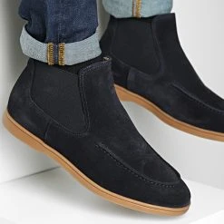 Offres 🧨 Chelsea Boots 811 Bleu Marine de Classic Series 😉
