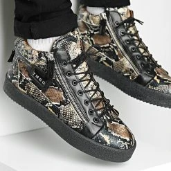 Promo ✨ Baskets NAC-06 Snake Marron de Classic Series ⭐