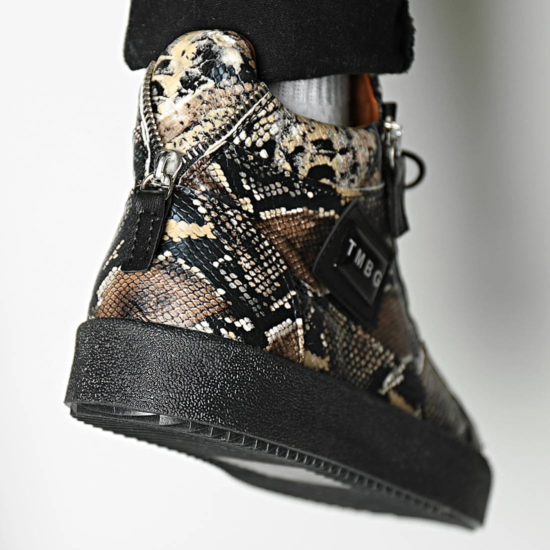 Promo ✨ Baskets NAC-06 Snake Marron de Classic Series ⭐ 6 Promo ✨ Baskets NAC-06 Snake Marron de Classic Series ⭐ – Image 4