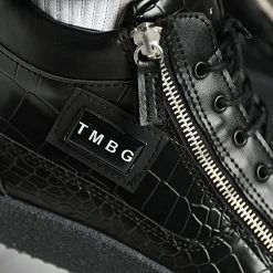 Les meilleures critiques de ✨ Baskets NAC-06 Croco Noir de Classic Series 🔥 -Classic Series Soldes classic series 298479 NAC 06 CROCO BLK 01 20220125T161907 02