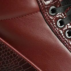 Promo 🥰 Baskets SHRT 101B Croco Bordeaux de Classic Series ⭐ -Classic Series Soldes classic series 298482 SRHT 101B CROCO BURGUNDY 05 20220125T162417 02