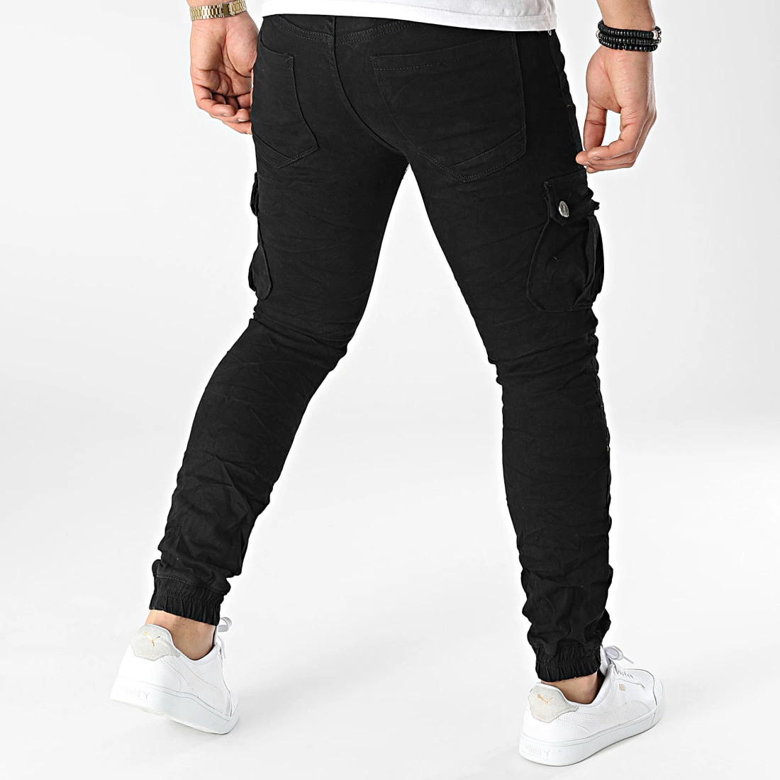 Remise 🥰 Jogger Pant E6979 Noir de Classic Series ✔️ 6 Remise 🥰 Jogger Pant E6979 Noir de Classic Series ✔️ – Image 4