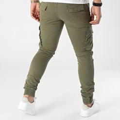 Top 10 😍 Jogger Pant Slim HX-7808 Vert Kaki de Classic Series 👏 -Classic Series Soldes classic series 299799 HX 7808 ARMY 20220126T143023 04