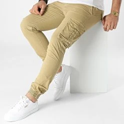 Offres 🎁 Jogger Pant JW-5342 Beige de Classic Series 💯 -Classic Series Soldes classic series 299811 JW 5342 3 20220126T143050 03