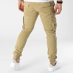 Offres 🎁 Jogger Pant JW-5342 Beige de Classic Series 💯 -Classic Series Soldes classic series 299811 JW 5342 3 20220126T143052 04