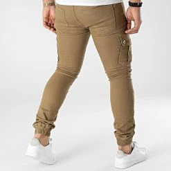 Meilleure affaire ❤️ Jogger Pant E6979 Beige Foncé de Classic Series 💯 -Classic Series Soldes classic series 299863 E6979 F CAMEL 20220131T141617 04