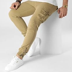 Meilleure vente ❤️ Jogger Pant JW-5343 Beige de Classic Series ⭐ -Classic Series Soldes classic series 299873 JW 5343 3 20220131T141557 03