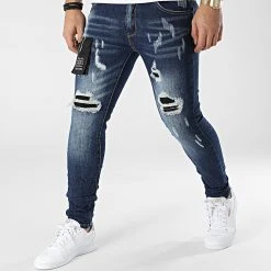 Offres 💯 Jean Skinny BC1003 Bleu Denim de Classic Series 🤩