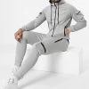 Promo 👏 Ensemble Jogging T-867 Gris Chiné de Classic Series 👍 -Classic Series Soldes classic series 299918 T 867 GREY 20220127T155300 01