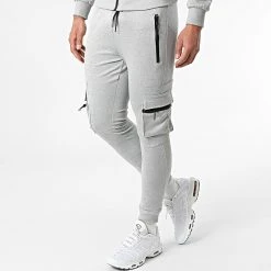 Promo 👏 Ensemble Jogging T-867 Gris Chiné de Classic Series 👍 -Classic Series Soldes classic series 299918 T 867 GREY 20220127T155304 04