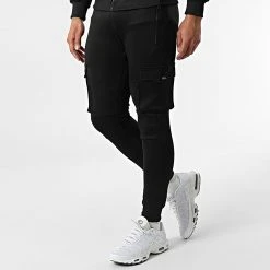 De gros ⭐ Ensemble Jogging T-866 Noir de Classic Series ⌛ -Classic Series Soldes classic series 299953 T 866 BLACK 20220127T155038 04